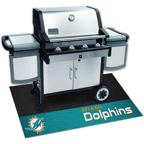 Miami Dolphins NFL Vinyl Grill Mat