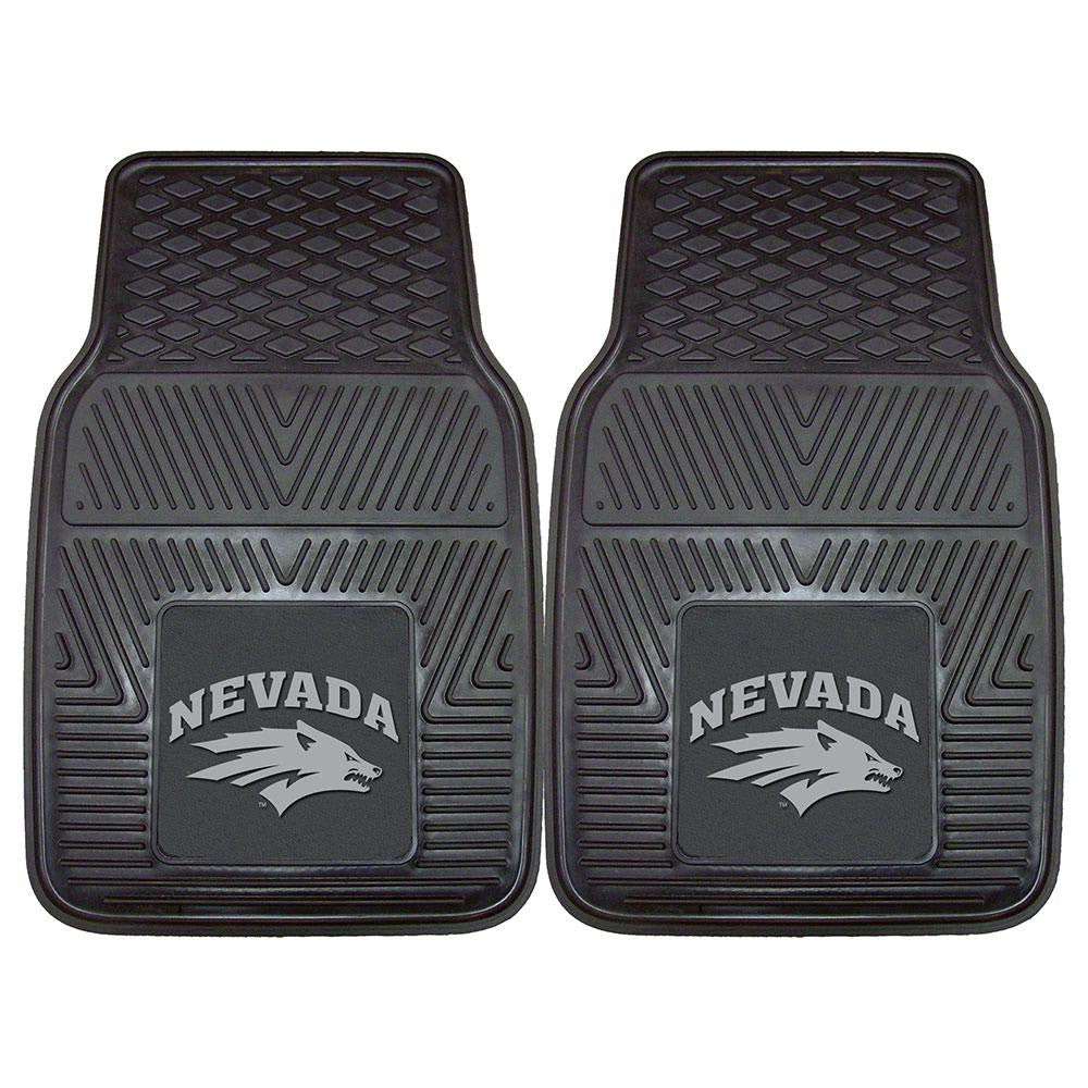 Nevada Wolf Pack NCAA Heavy Duty 2-Piece Vinyl Car Mats (18x27)