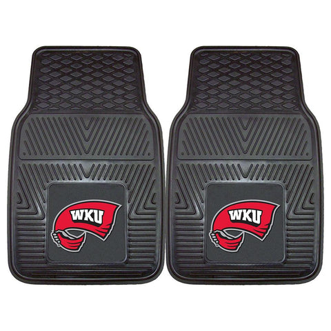 Western Kentucky Hilltoppers NCAA Heavy Duty 2-Piece Vinyl Car Mats (18x27)