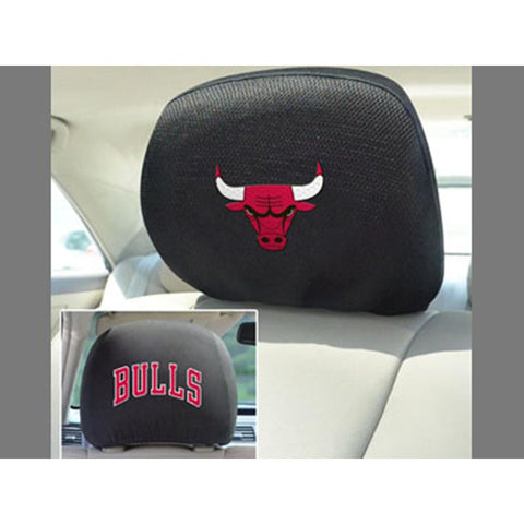 Chicago Bulls NBA Polyester Head Rest Cover (2 Pack)