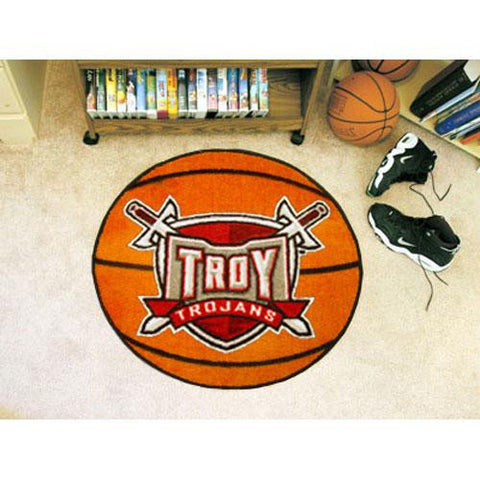 Troy State Trojans NCAA Basketball Round Floor Mat (29)