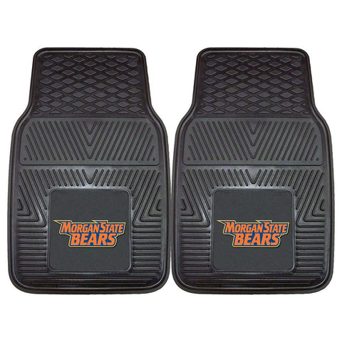 Morgan State Bears NCAA Heavy Duty 2-Piece Vinyl Car Mats (18x27)