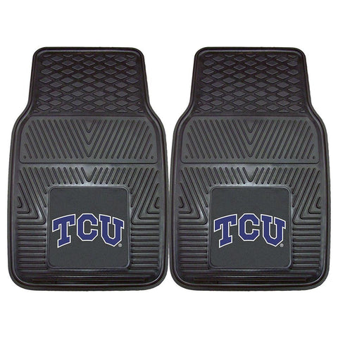 Texas Christian Horned Frogs NCAA Heavy Duty 2-Piece Vinyl Car Mats (18x27)