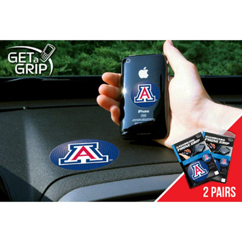 Arizona Wildcats NCAA Get a Grip Cell Phone Grip Accessory (2 Piece Set)