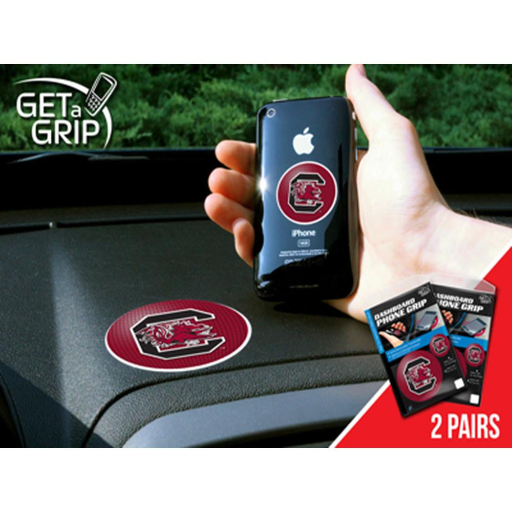 South Carolina Gamecocks NCAA Get a Grip Cell Phone Grip Accessory (2 Piece Set)