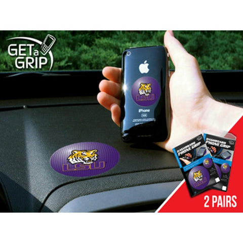 LSU Tigers NCAA Get a Grip Cell Phone Grip Accessory (2 Piece Set)