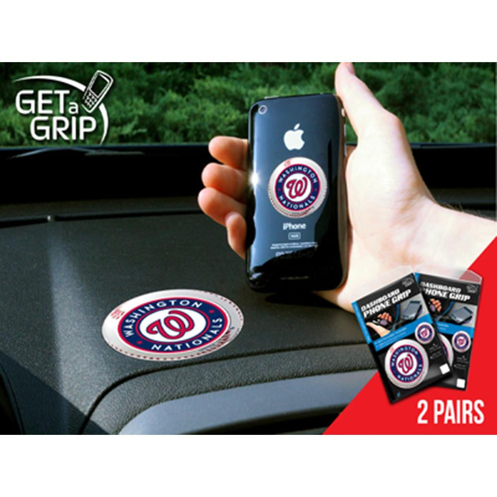 Washington Nationals MLB Get a Grip Cell Phone Grip Accessory (2 Piece Set)