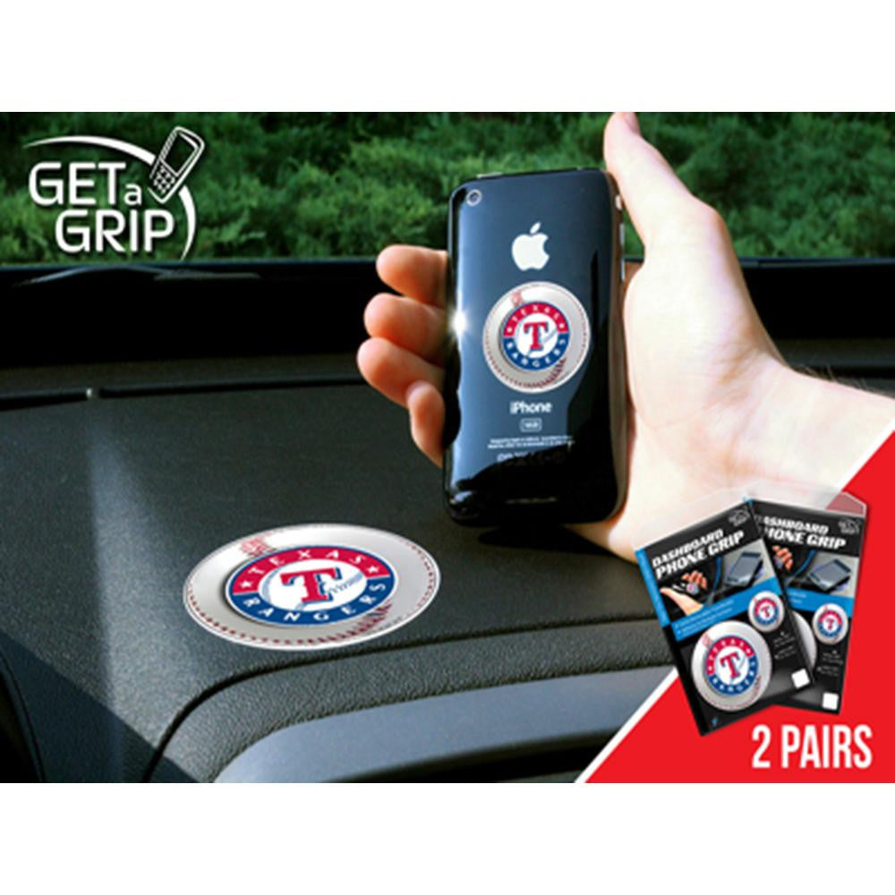 Texas Rangers MLB Get a Grip Cell Phone Grip Accessory (2 Piece Set)