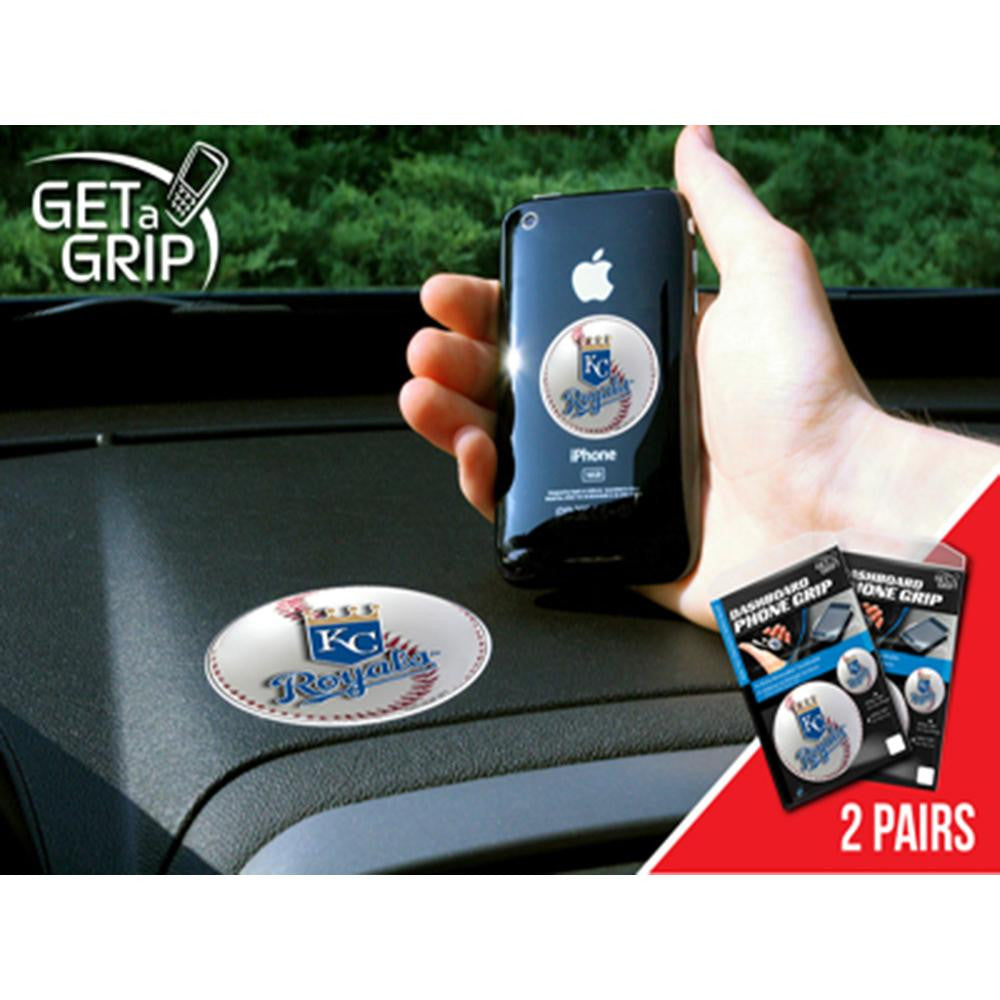 Kansas City Royals MLB Get a Grip Cell Phone Grip Accessory (2 Piece Set)