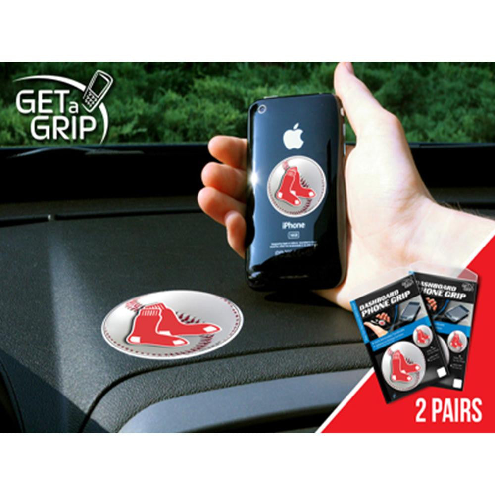 Boston Red Sox MLB Get a Grip Cell Phone Grip Accessory (2 Piece Set)