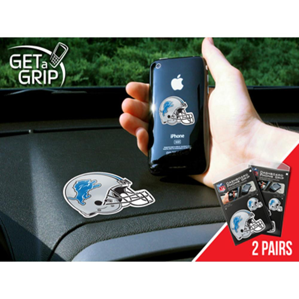 Detroit Lions NFL Get a Grip Cell Phone Grip Accessory (2 Piece Set)