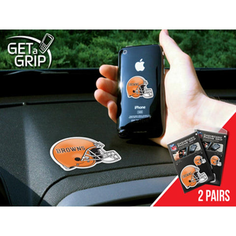 Cleveland Browns NFL Get a Grip Cell Phone Grip Accessory (2 Piece Set)