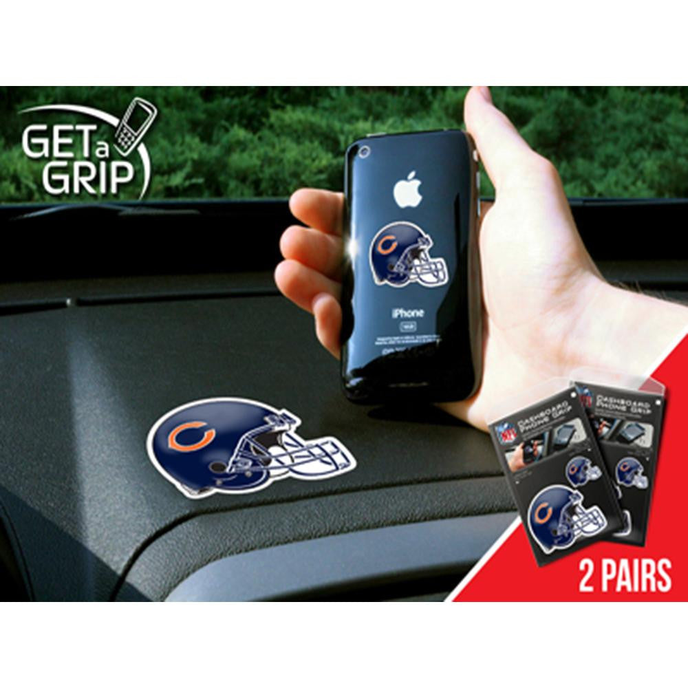 Chicago Bears NFL Get a Grip Cell Phone Grip Accessory (2 Piece Set)