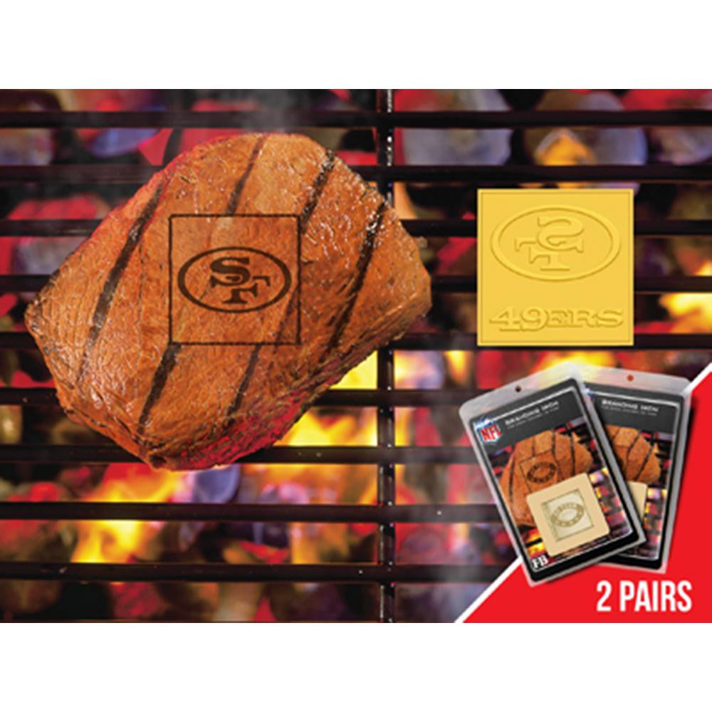 San Francisco 49ers NFL Fan Brands Grill Logo(2 Pack)