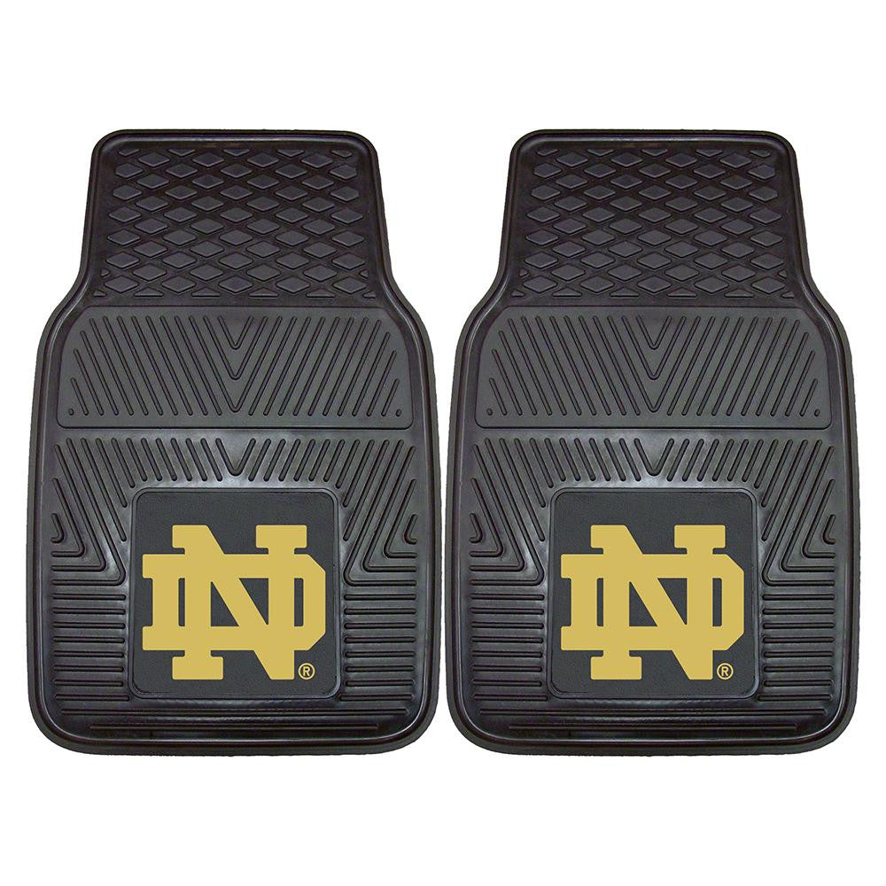 Notre Dame Fighting Irish NCAA Heavy Duty 2-Piece Vinyl Car Mats (18x27)