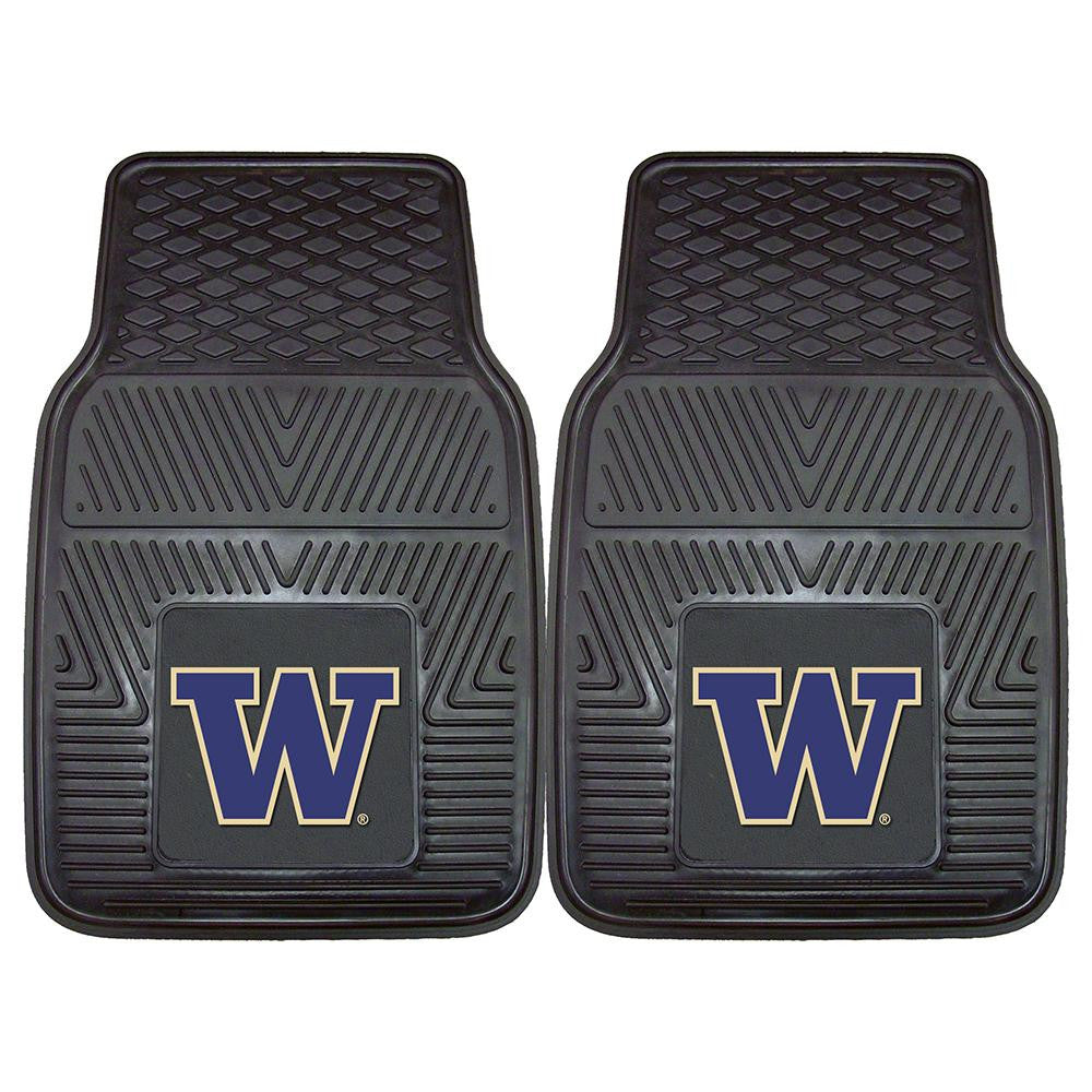 Washington Huskies NCAA Heavy Duty 2-Piece Vinyl Car Mats (18x27)