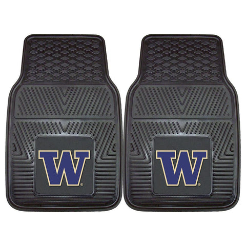 Washington Huskies NCAA Heavy Duty 2-Piece Vinyl Car Mats (18x27)