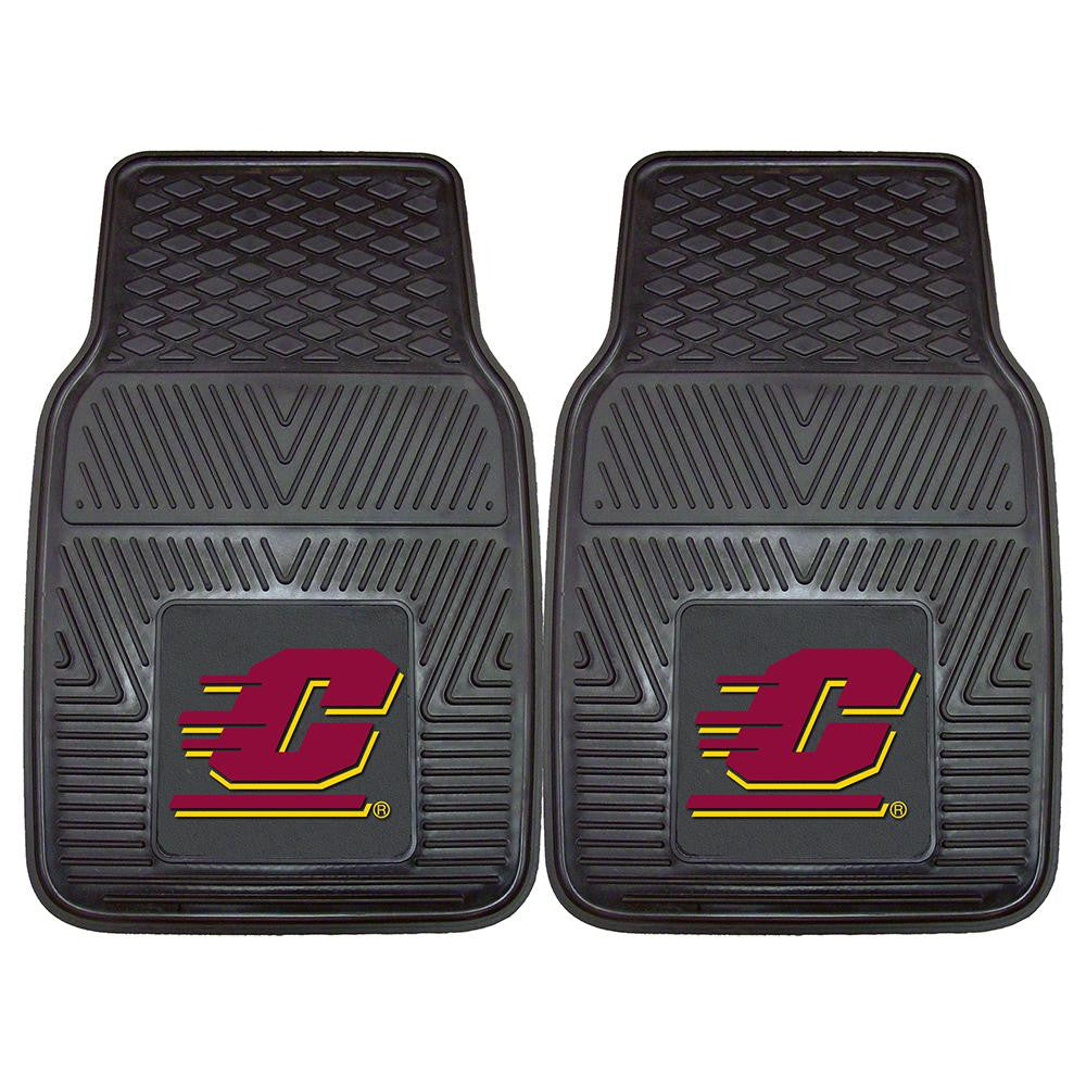 Central Michigan Chippewas NCAA Heavy Duty 2-Piece Vinyl Car Mats (18x27)