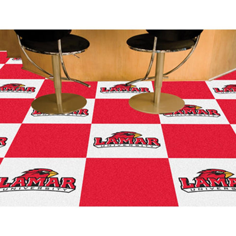 Lamar Cardinals NCAA Team Logo Carpet Tiles