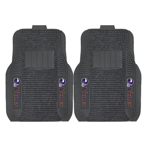 Minnesota Vikings NFL Deluxe 2-Piece Vinyl Car Mats (20x27)