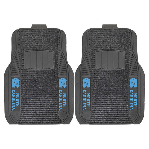 North Carolina Tar Heels NCAA Deluxe 2-Piece Vinyl Car Mats (20x27)