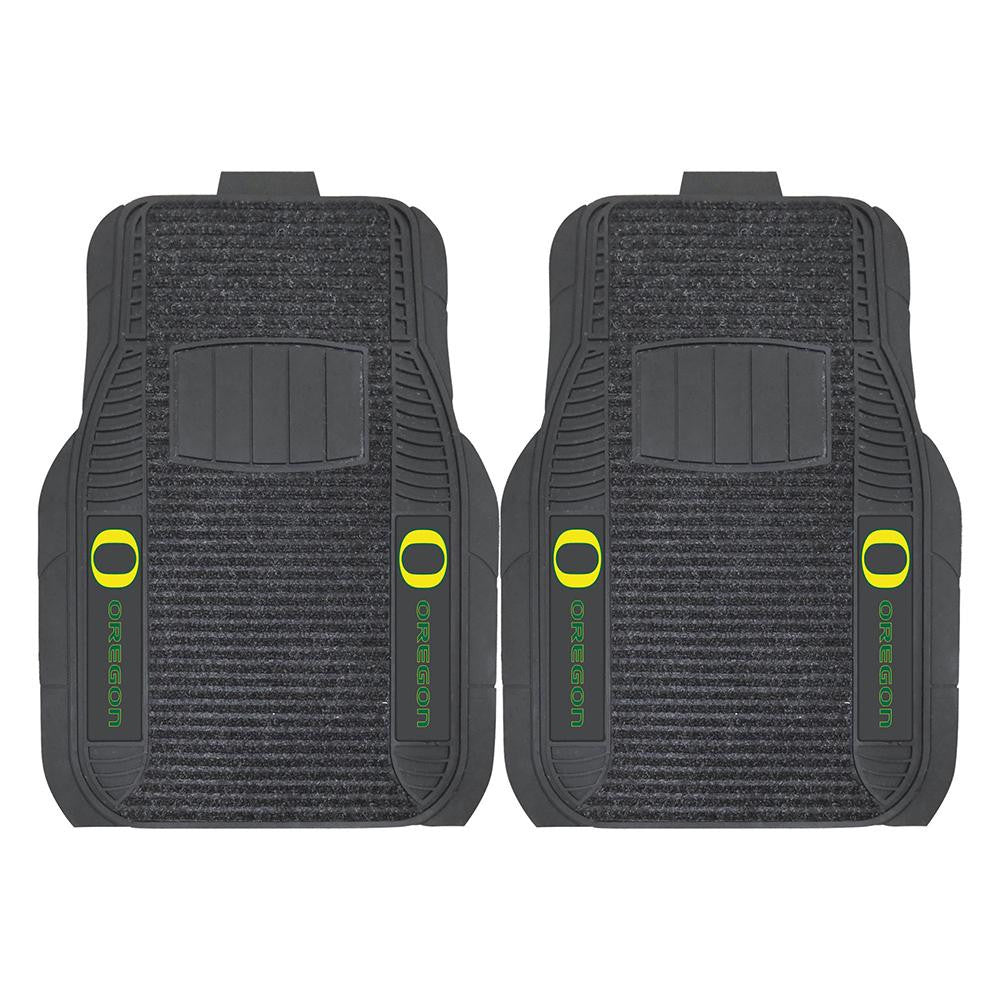 Oregon Ducks NCAA Deluxe 2-Piece Vinyl Car Mats (20x27)