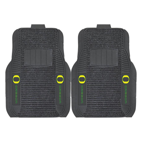 Oregon Ducks NCAA Deluxe 2-Piece Vinyl Car Mats (20x27)