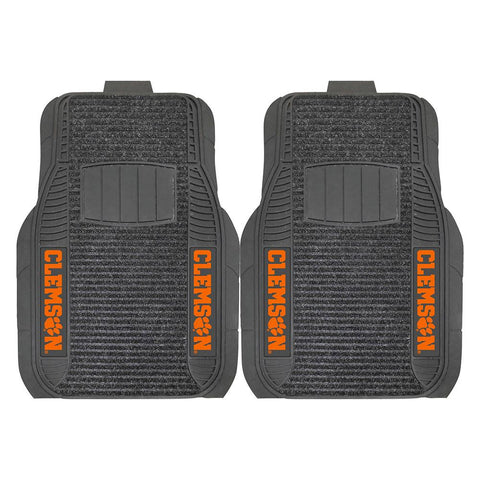 Clemson Tigers NCAA Deluxe 2-Piece Vinyl Car Mats (20x27)