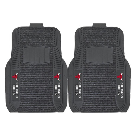 Chicago Bulls NBA Deluxe 2-Piece Vinyl Car Mats (20x27)