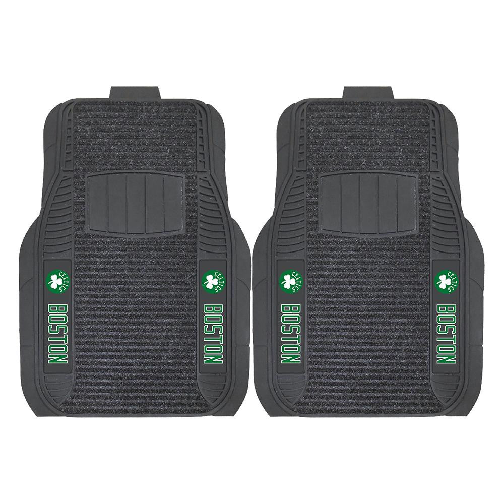 Boston Celtics NBA Deluxe 2-Piece Vinyl Car Mats (20x27)