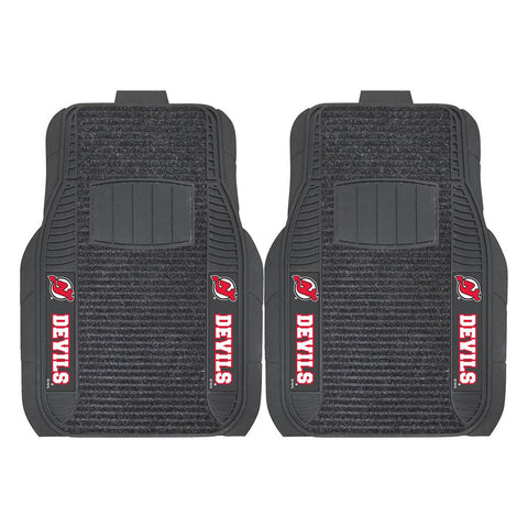 New Jersey Devils NHL Deluxe 2-Piece Vinyl Car Mats (20x27)