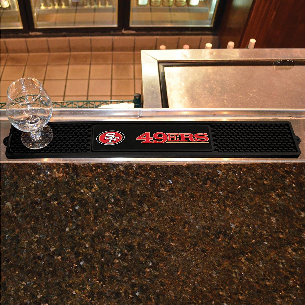 San Francisco 49ers NFL Drink Mat (3.25in x 24in)