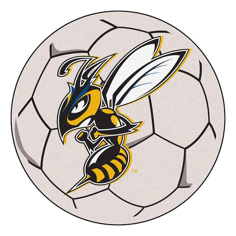 Montana State University Billings Yellowjackets NCAA Soccer Ball Round Floor Mat (29)