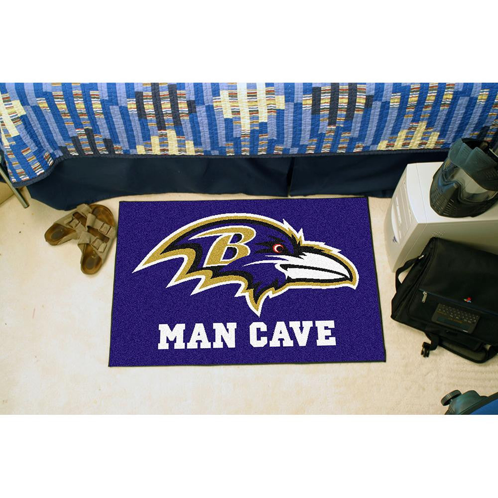 Baltimore Ravens NFL Man Cave Starter Floor Mat (20in x 30in)