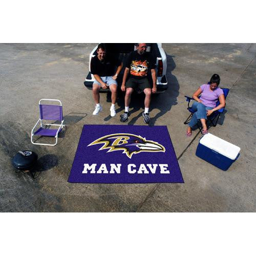 Baltimore Ravens NFL Man Cave Tailgater Floor Mat (60in x 72in)