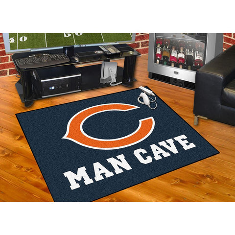 Chicago Bears NFL Man Cave All-Star Floor Mat (34in x 45in)