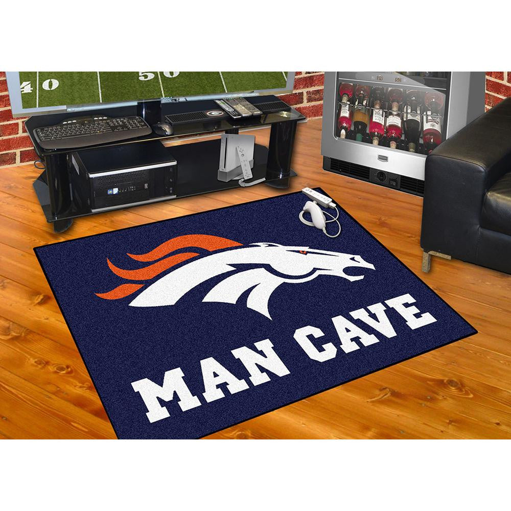 Denver Broncos NFL Man Cave All-Star Floor Mat (34in x 45in)