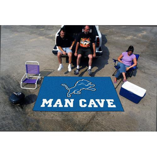 Detroit Lions NFL Man Cave Ulti-Mat Floor Mat (60in x 96in)