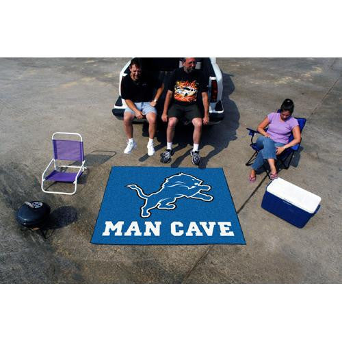 Detroit Lions NFL Man Cave Tailgater Floor Mat (60in x 72in)