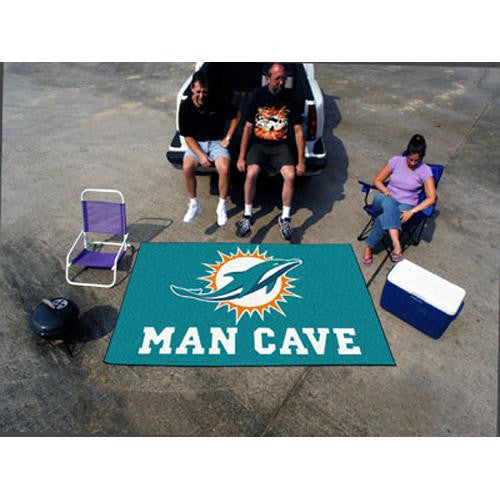 Miami Dolphins NFL Man Cave Ulti-Mat Floor Mat (60in x 96in)