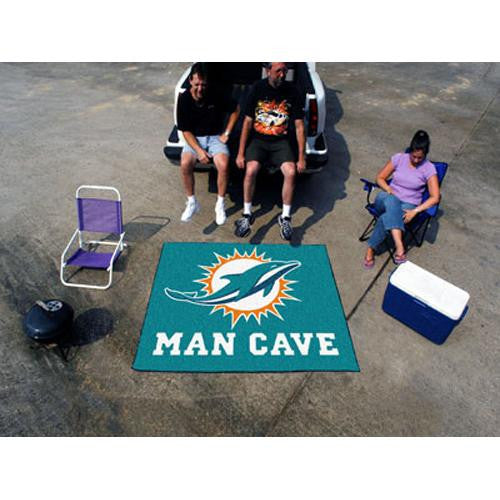 Miami Dolphins NFL Man Cave Tailgater Floor Mat (60in x 72in)