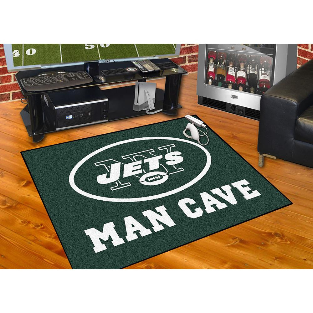 New York Jets NFL Man Cave All-Star Floor Mat (34in x 45in)