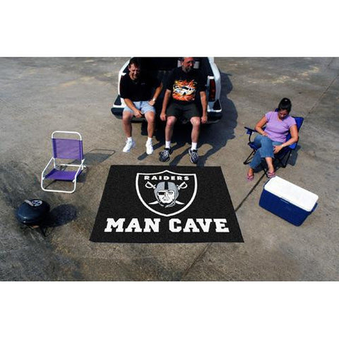 Oakland Raiders NFL Man Cave Tailgater Floor Mat (60in x 72in)