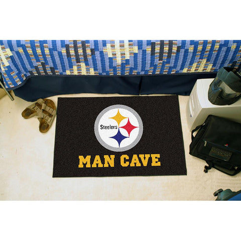 Pittsburgh Steelers NFL Man Cave Starter Floor Mat (20in x 30in)