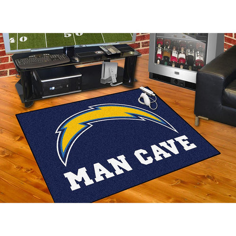 San Diego Chargers NFL Man Cave All-Star Floor Mat (34in x 45in)