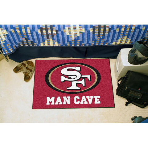 San Francisco 49ers NFL Man Cave Starter Floor Mat (20in x 30in)