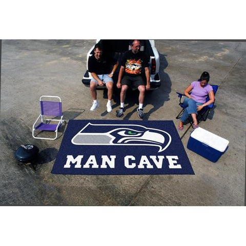 Seattle Seahawks NFL Man Cave Ulti-Mat Floor Mat (60in x 96in)