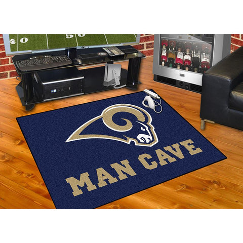 Los Angeles Rams NFL Man Cave All-Star Floor Mat (34in x 45in)