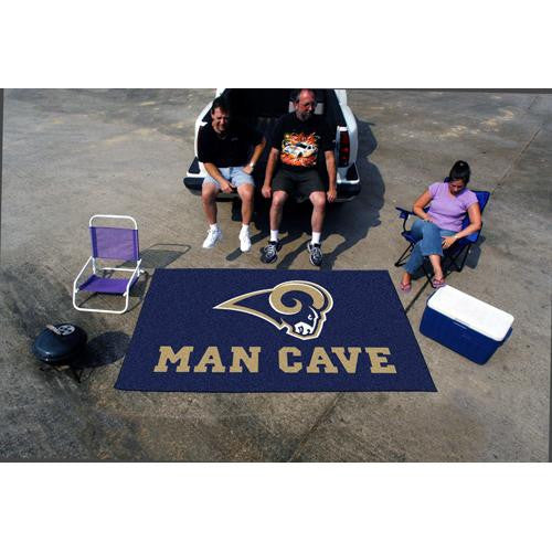 Los Angeles Rams NFL Man Cave Ulti-Mat Floor Mat (60in x 96in)