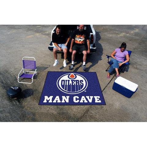 Edmonton Oilers NHL Man Cave Tailgater Floor Mat (60in x 72in)